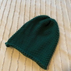 Lingo F Waffle Knit hat in green
